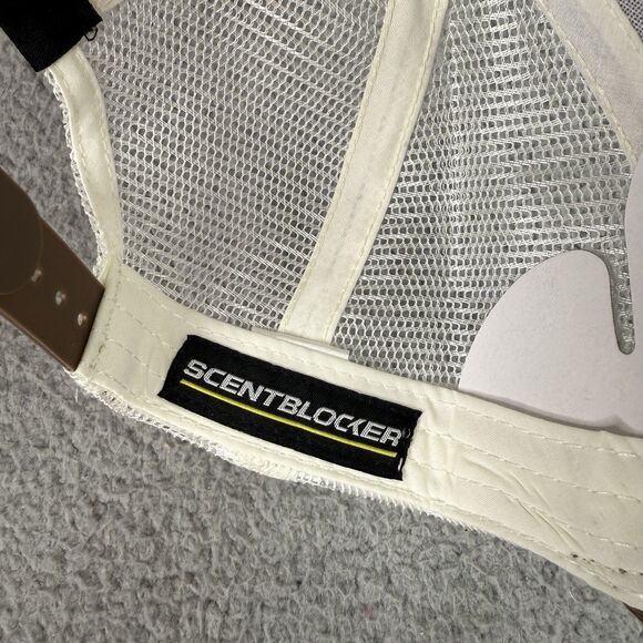 Scent Blocker Outdoors Hat Brown Snap Back Mesh Ball Cap Badge Logo NWT Hunting - Picture 10 of 11